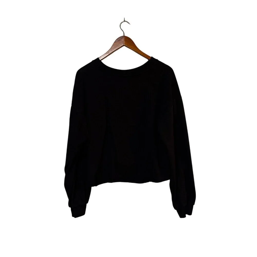 Santa HatThe Rolling Stones Black Cropped Sweatshirt XXL - Picture 3 of 5